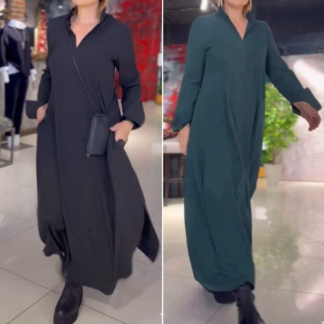 Entdecken Sie den Zauber des Evita Elegantes Langes Kleides