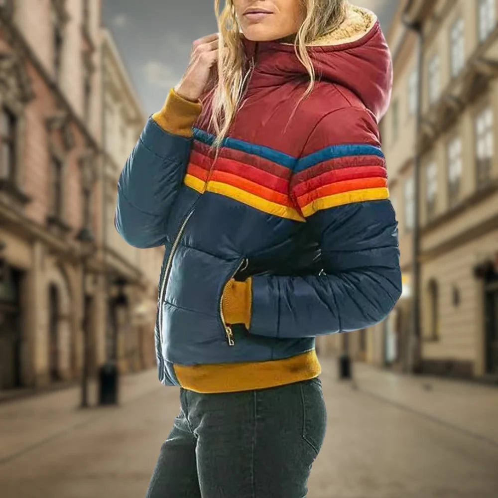 Louise Stilvolle Jacke mit Kapuze
