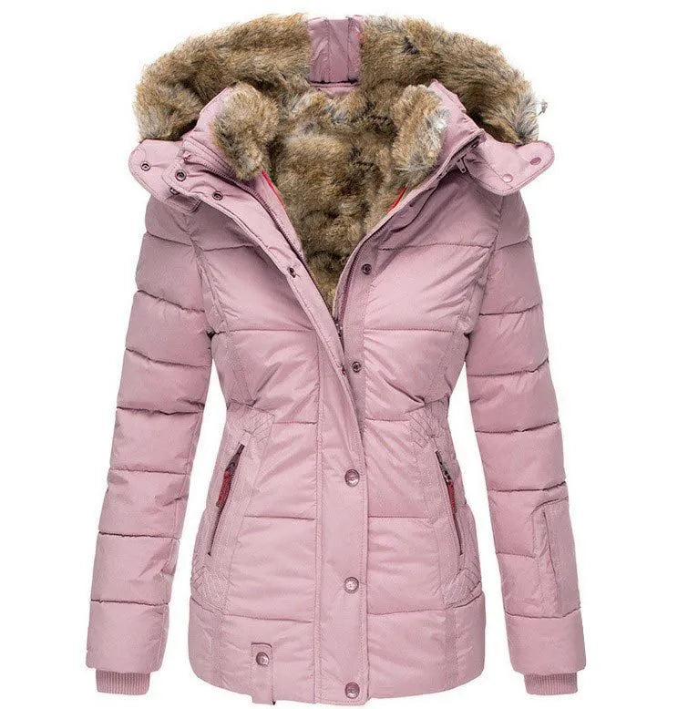 Warmer Wintermantel mit Kuschelfutter für Frauen